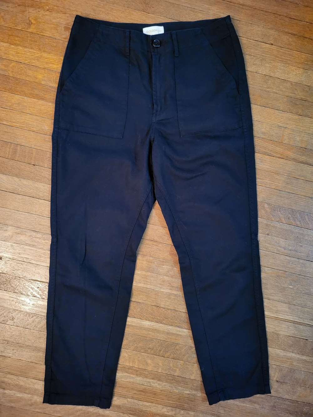 TNA Golden Aritzia Black Cropped Ankle Pants